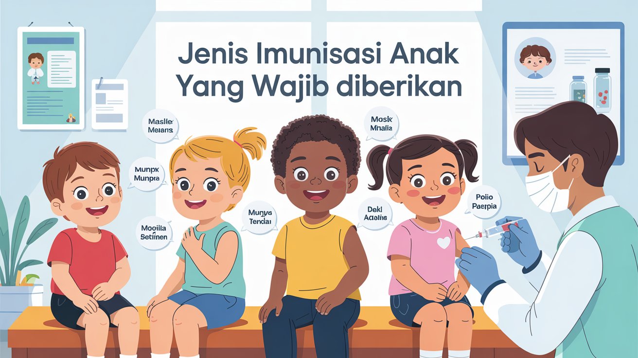Jenis Imunisasi Anak yang Wajib Diberikan