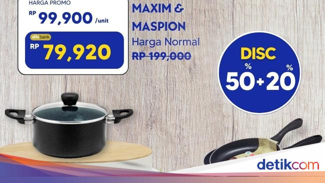 Beli Alat Masak di Transmart Full Day Sale Jadi Semurah Ini
