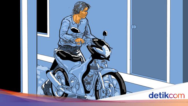 Terekam CCTV, Maling Motor di Depok Beraksi Kurang dari 30 Detik