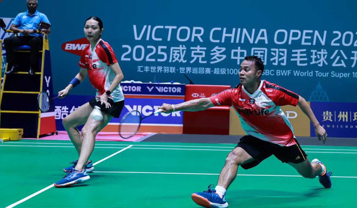 Tiongkok Terbuka 2025 RehanGloria Tembus Perempat Final